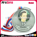 Cheap custom soccer medals with gold plated